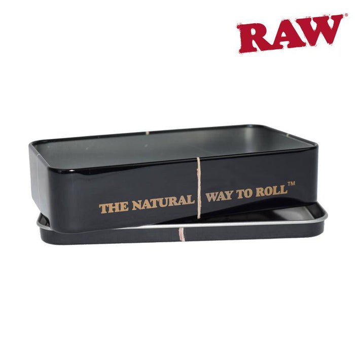 Raw Metal Tin Case Black - Raw