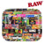 Raw Tray Rolling Paper History 101 Large 13.6" x 11" x 1.2" - Raw