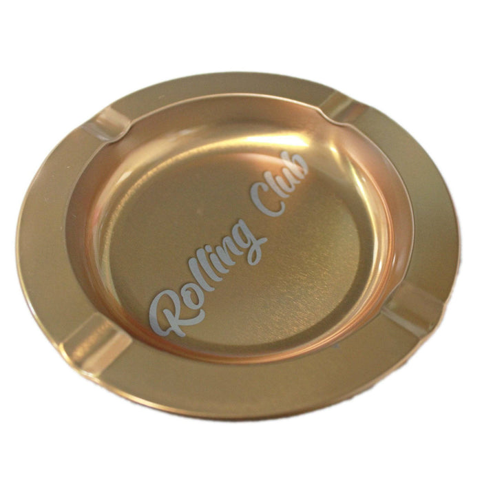 Rolling Club Metal Ashtray - Small - Gold - Rolling Club