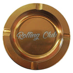 Rolling Club Metal Ashtray - Small - Gold - Rolling Club