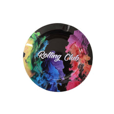 Rolling Club Metal Ashtray - Small - Rainbow Fumes - Rolling Club