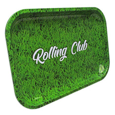 Rolling Club Metal Rolling Tray - Medium - Grass - Rolling Club