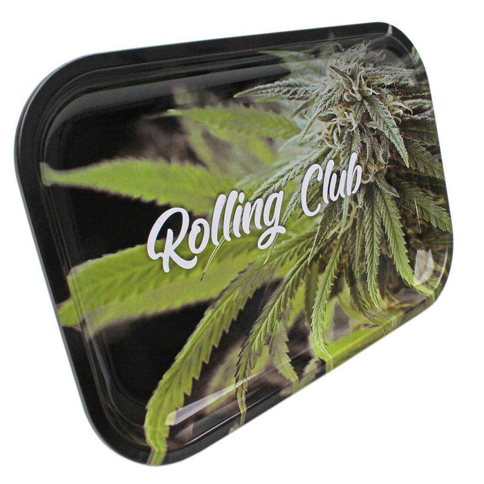 Rolling Club Metal Rolling Tray - Medium - Perfect Crop - Rolling Club