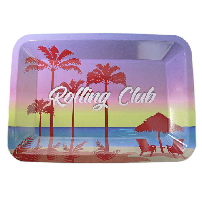 Rolling Club Metal Rolling Tray - Small - Paradise City - Rolling Club