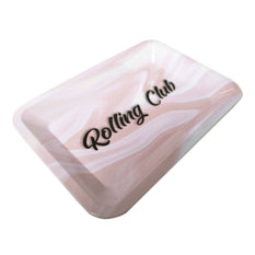 Rolling Club Metal Rolling Tray - Small - Pink - Rolling Club