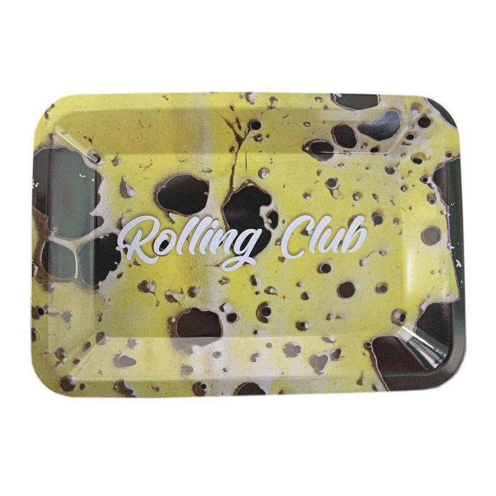 Rolling Club Metal Rolling Tray - Small - Shatter - Rolling Club