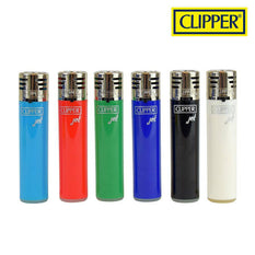 RTL - Clipper Round Plastic Jet Flame Shiny Fluorescent - Clipper