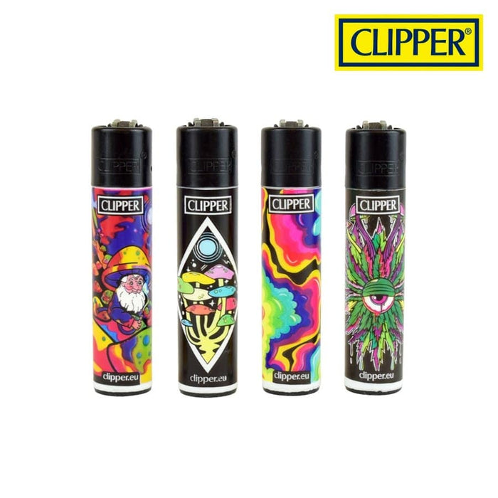 RTL - Clipper Round Psychedelic 7 Lighters - Clipper