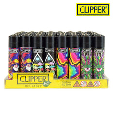 RTL - Clipper Round Psychedelic 7 Lighters - Clipper