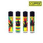 RTL - Clipper Round Reggae Print Lighters - Yocan