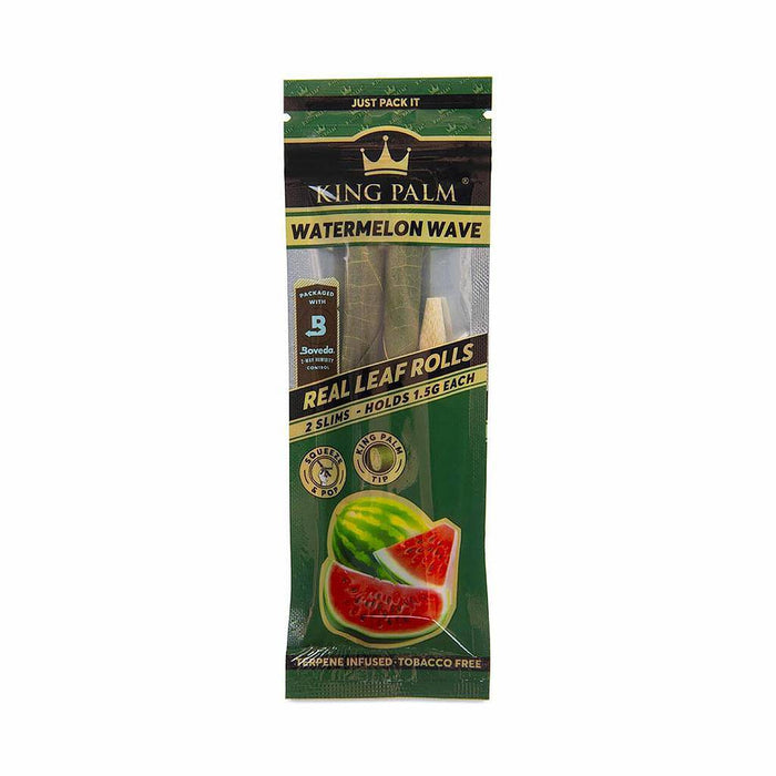 RTL - King Palm Slim Pre-Roll Pouch - Watermelon Terps- 2 Per Pack - King Palm