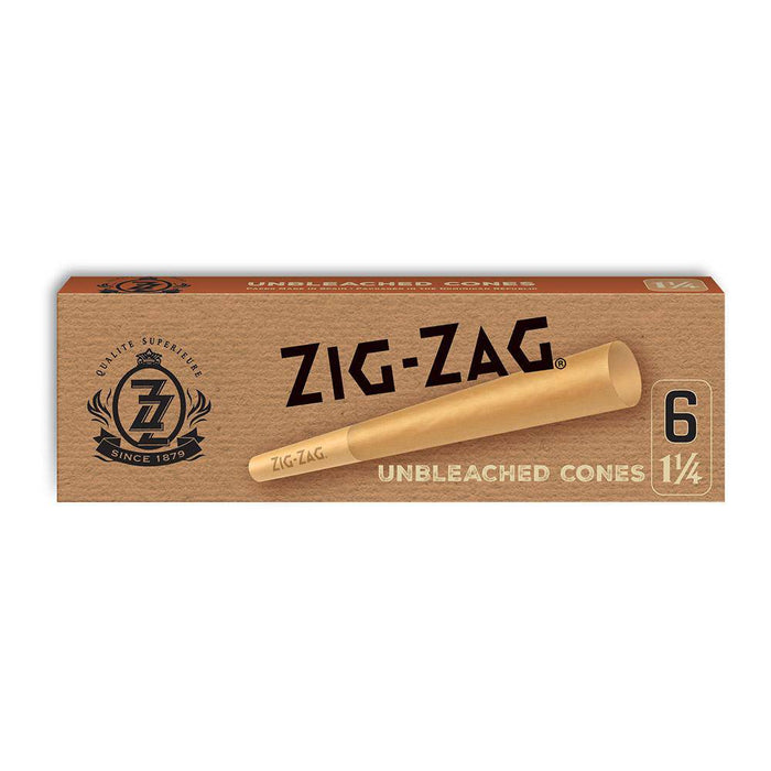 RTL - Pre Rolled Cones Unbleached 1 1/4 Rolling Papers - Zig Zag