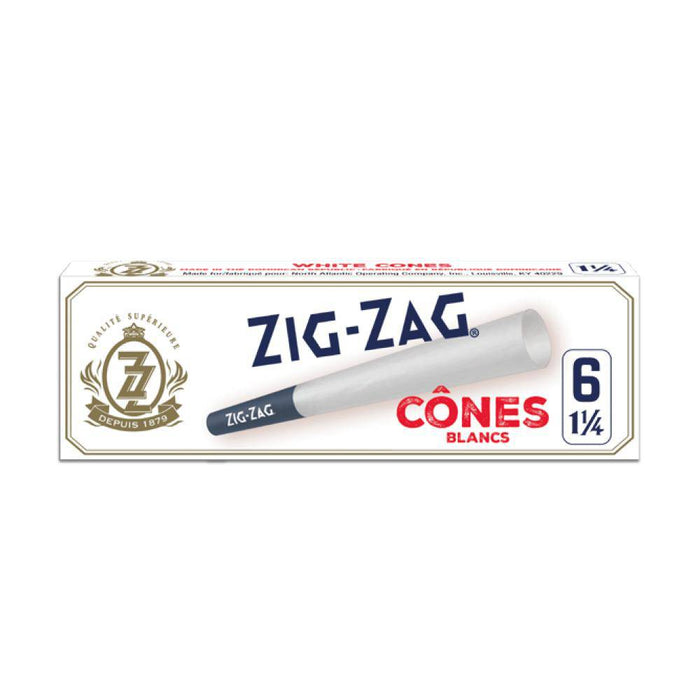 RTL - Pre Rolled Cones White 1 1/4 Rolling Papers - Zig Zag