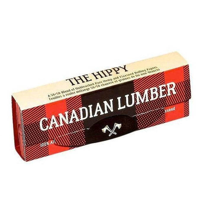RTL - Rolling Papers Canadian Lumber Hippy Hemp 1.25 W/ Tips - Canadian Lumber