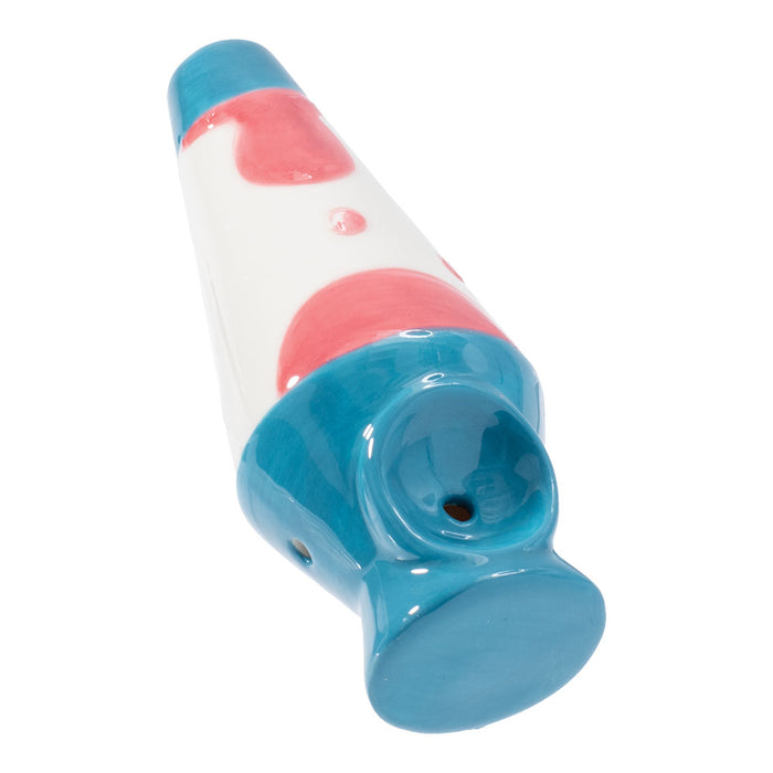 Ceramic Pipe Wacky Bowlz Lava Lamp 3.75" - Wacky Bowlz