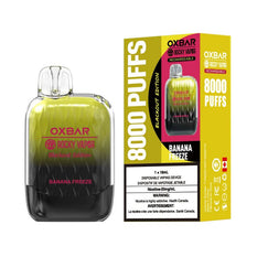 *EXCISED* RTL - Oxbar Rocky Vapor G8000 Banana Freeze - Oxbar