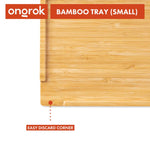 Rolling Tray Ongrok Bamboo Wood Tray Small - Ongrok