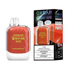 *EXCISED* RTL -  Oxbar Rocky Vapor G8000 Peach Mango Ice - Oxbar