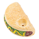 Ceramic Pipe Wacky Bowlz Taco 3.75" - Wacky Bowlz