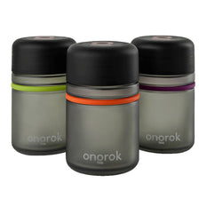 Glass Storage Jar Ongrok Child Resistant 180ml 14 gram Pack of 3 - Ongrok