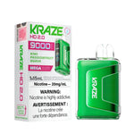 *EXCISED* RTL - Kraze Disposable Vape HD 2.0 Rechargable 650mAh Kiwi Passionfruit Guava 15ml - Kraze