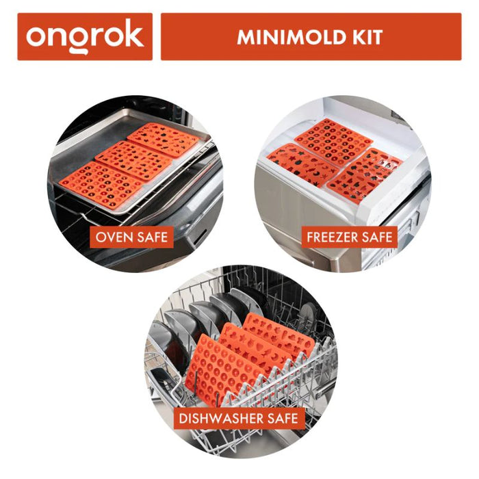 Silicone Tray Ongrok Mini Candy Mold 3 Pack - Ongrok