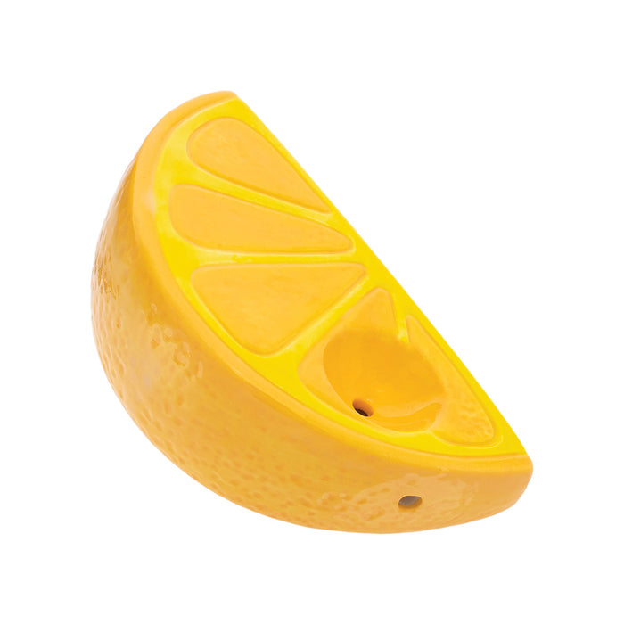 Ceramic Pipe Wacky Bowlz Orange Slice 3.5" - Wacky Bowlz