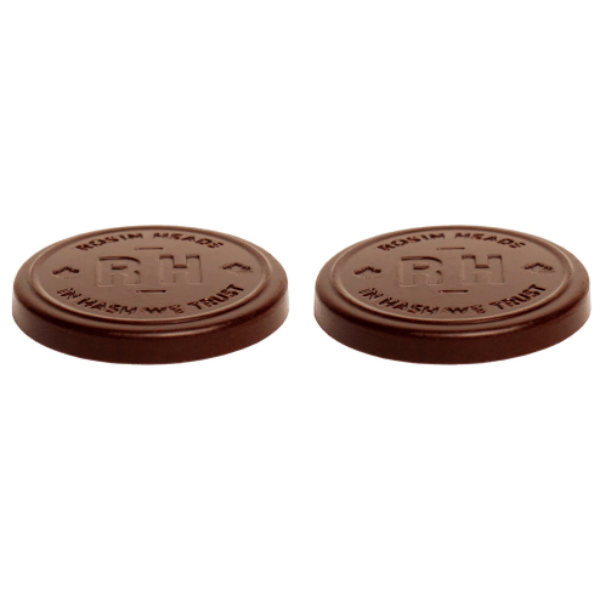 Edibles Solids - MB - Rosin Heads Hash Rosin Coin 40% Origin THC Milk Chocolate - Format: - Rosin Heads