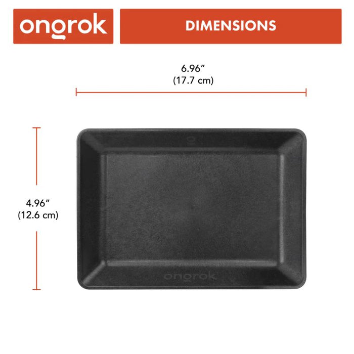 Rolling Tray Ongrok Eco Tray Gun Metal Storage Puck - Ongrok