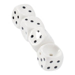 Ceramic Pipe Wacky Bowlz Dice 3.75" - Wacky Bowlz