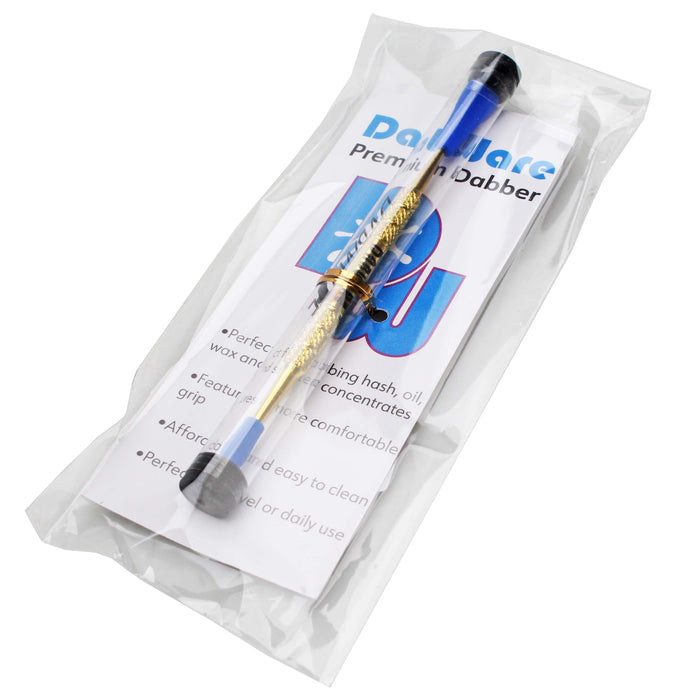 DabWare Long 6.5" Gold Dabber with Silicone Tips - Dabware