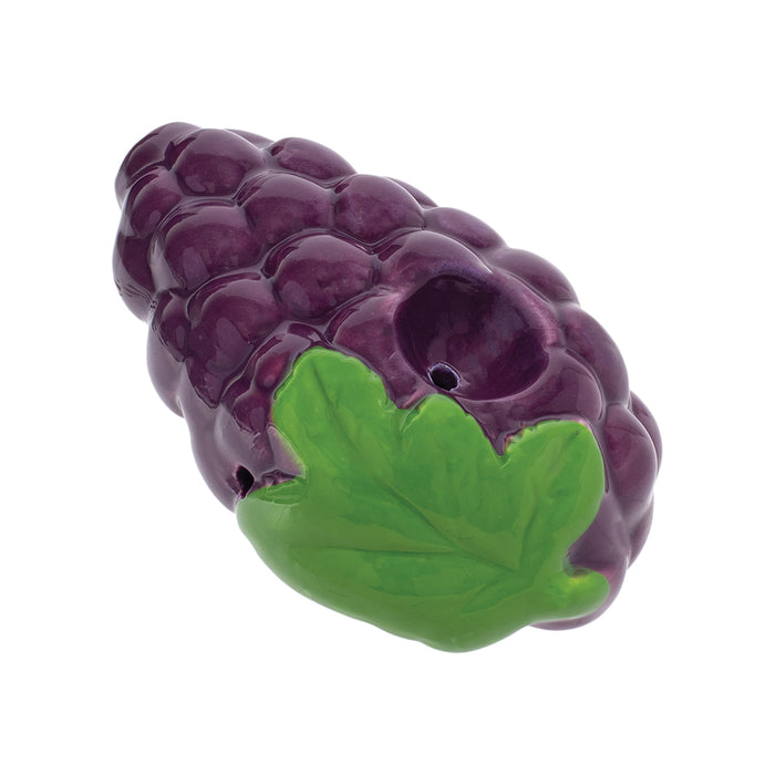 Ceramic Pipe Wacky Bowlz Grapes 3.5" - Wacky Bowlz